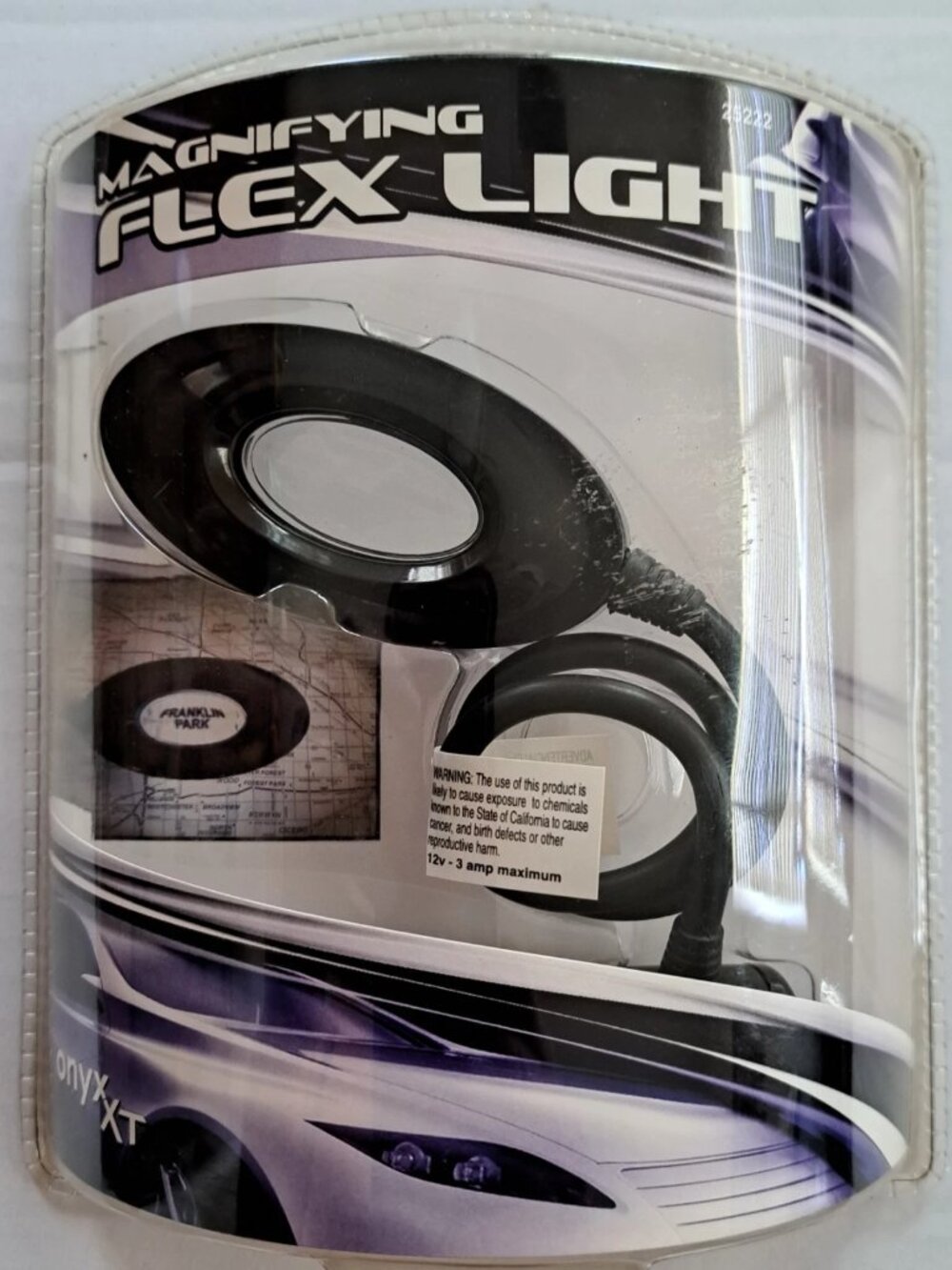 FLEX LIGHT Magnifying 3 Bright LED's on/off Switch LED Light Onyx 12 Volt NEW